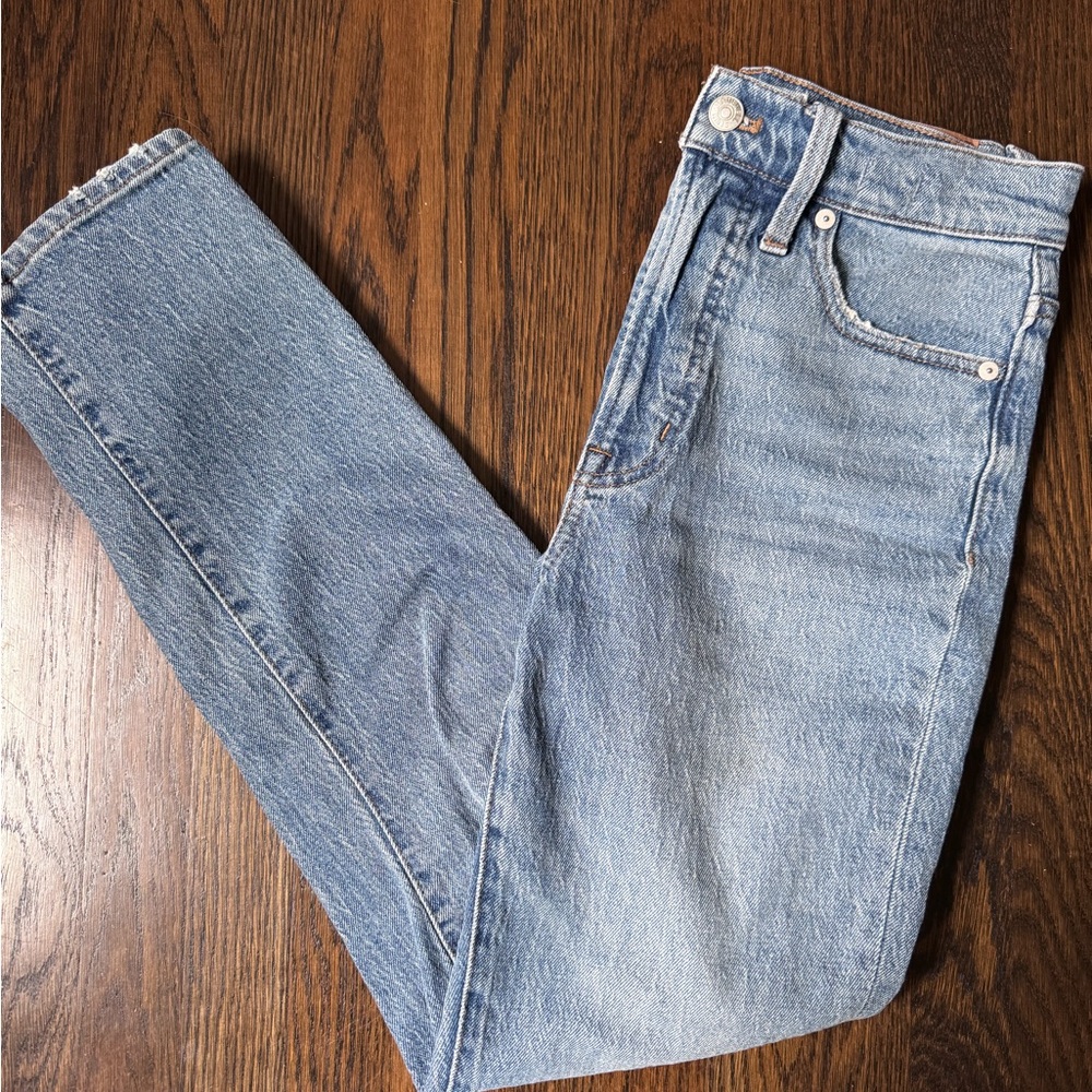Madewell Light Blue Vintage Straight Jeans